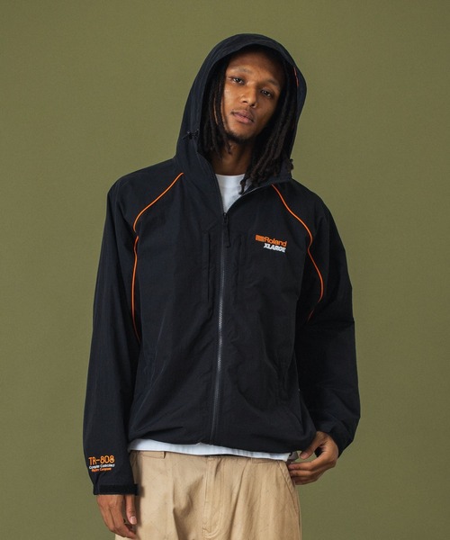 XLARGE ナイロンジャケット XLARGE×ROLAND PIPING HOODED JACKET