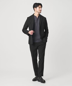 セットアップ 「WEB限定 WARDROBE SMART」LANATEC セットアップ/背抜きジャケット＆イージーパンツ メンズ