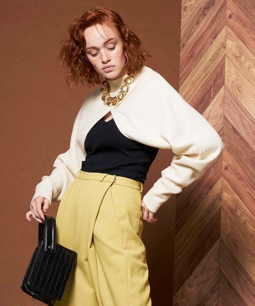 MAISON SPECIAL（メゾンスペシャル） ボレロ FREE ベージュ レディース