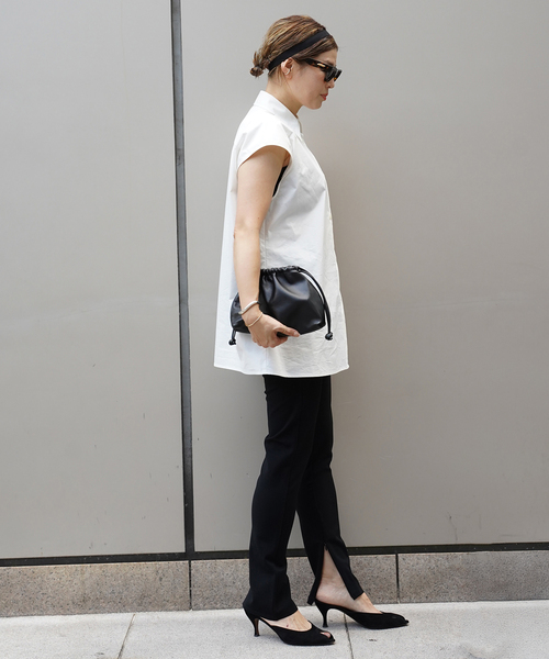 CELERI 2024SS Sleeveless ワイドシャツ　超美品 CELERI Sleeveless ワイドシャツ（シャツ／ブラウス）｜Deuxieme