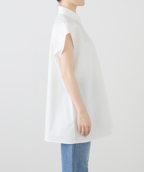 CELERI ブラウス シャツ CELERI Sleeveless ワイドシャツ レディース