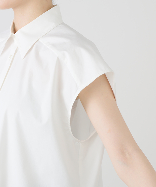 CELERI ブラウス シャツ CELERI Sleeveless ワイドシャツ レディース
