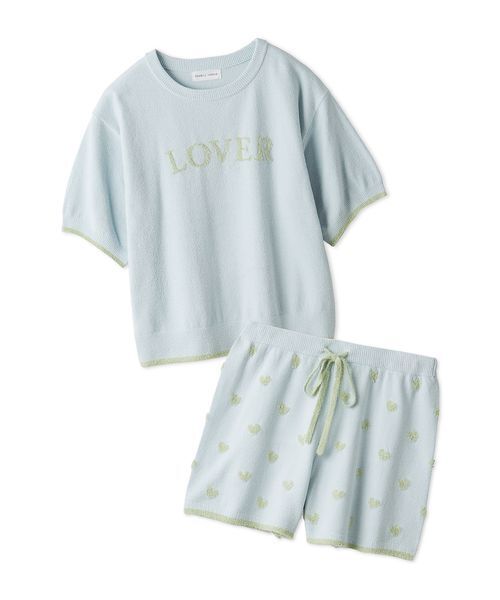SK　snidel home ルームウェア SNIDEL HOME パジャマ ルームウェア フリルレースカットロング