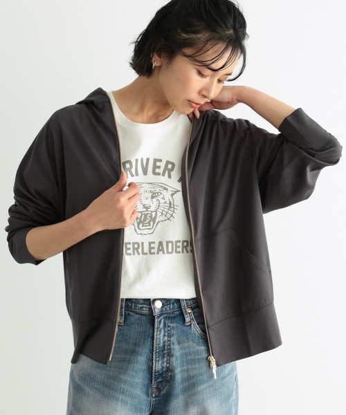 「BARNYARDSTORM」 ジップアップパーカー S グレー レディース