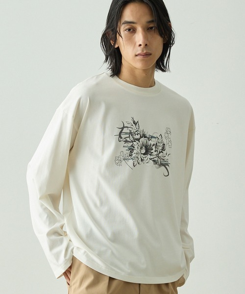 EMMA CLOTHES（エマクローズ） tシャツ 「速乾」ピグメント加工アート