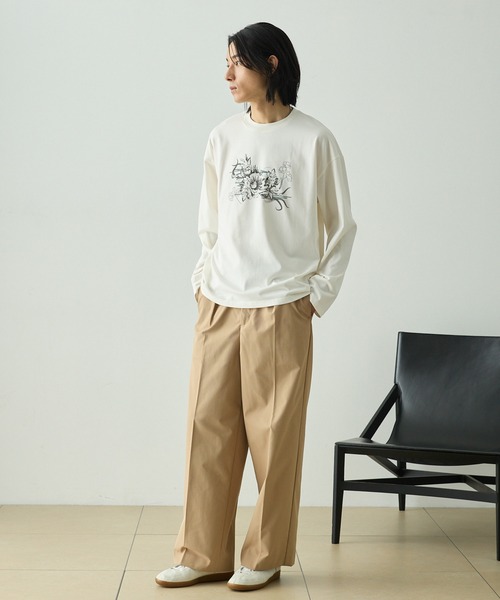 EMMA CLOTHES（エマクローズ） tシャツ 「速乾」ピグメント加工アート