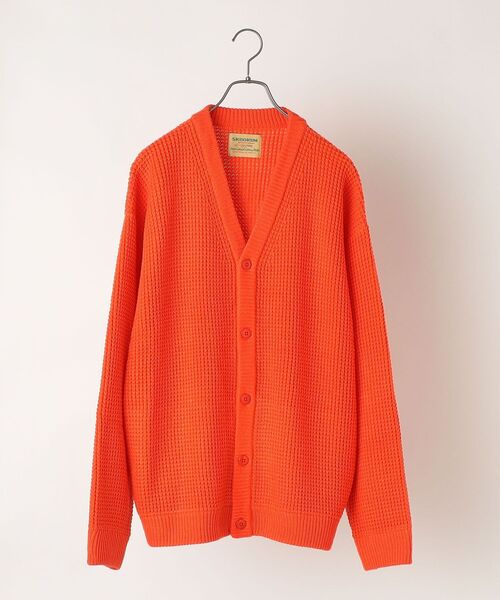 SKOOKUM（スクーカム） ニットカーディガン LARGE キャメル メンズ