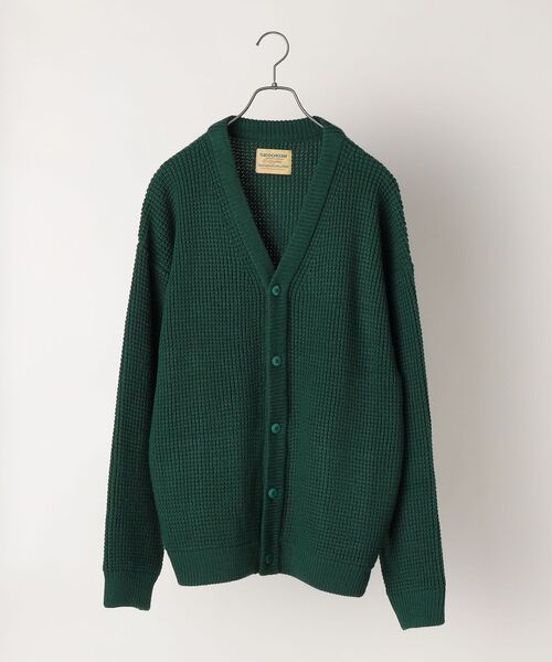 SKOOKUM（スクーカム） ニットカーディガン LARGE キャメル メンズ