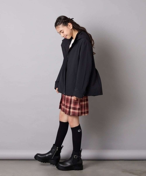 a.v.v（アー・ヴェ・ヴェ） 靴下 「KIDS」ハート刺繍ニーハイソックス