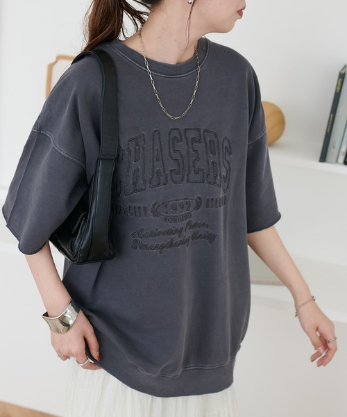 .^っ. т^ページ Discoat（ディスコート） 半袖Tシャツ FREE グレー レディース