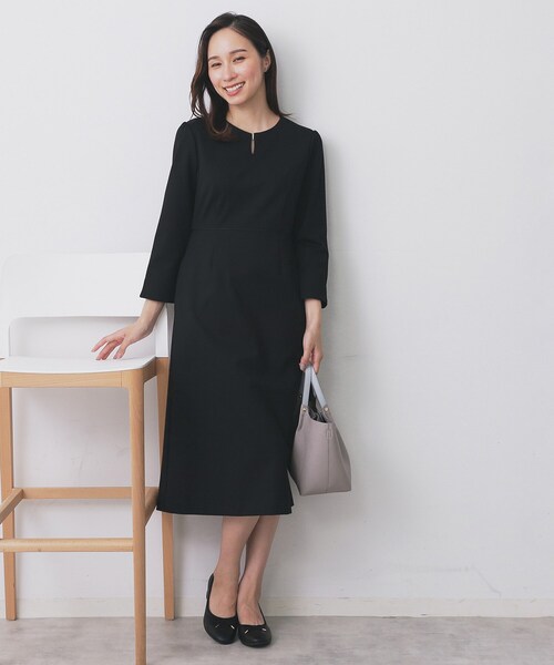 index（インデックス） ワンピース 卒業式 ストレッチキーネック