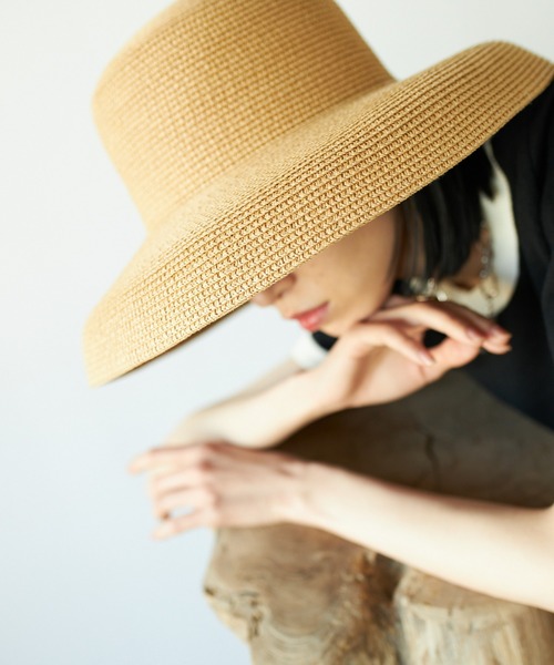 「VACANCY」 ストローハット FREE ベージュ レディース_画像2