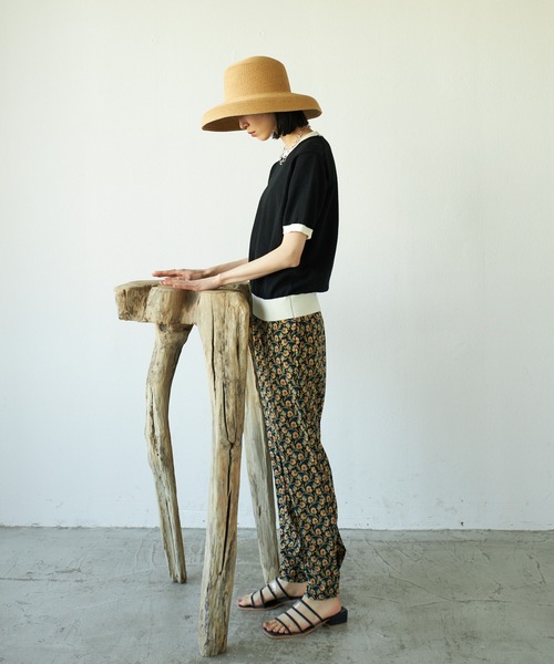 「VACANCY」 ストローハット FREE ベージュ レディース_画像5