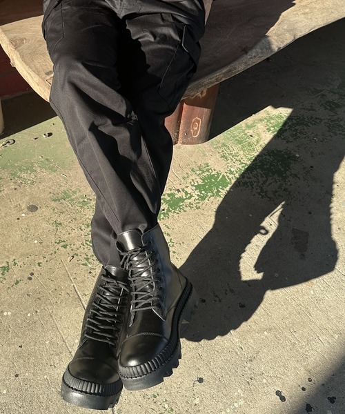 ARCADE（アーケード） ブーツ 厚底ソール 編上げミリタリーブーツ