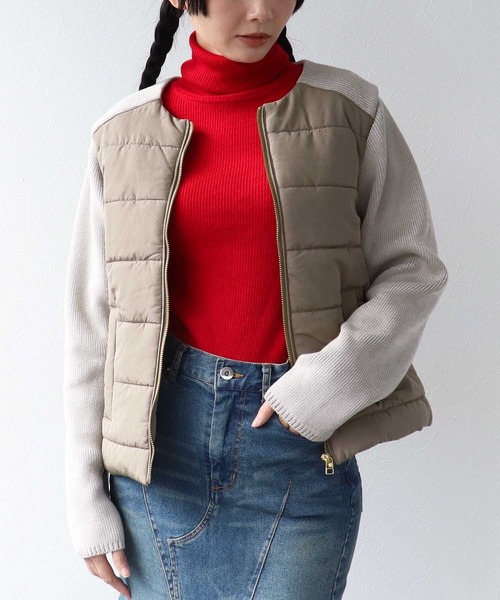 Three Four Time（スリーフォータイム） ジャケット ノーカラー