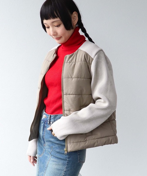 Three Four Time（スリーフォータイム） ジャケット ノーカラー