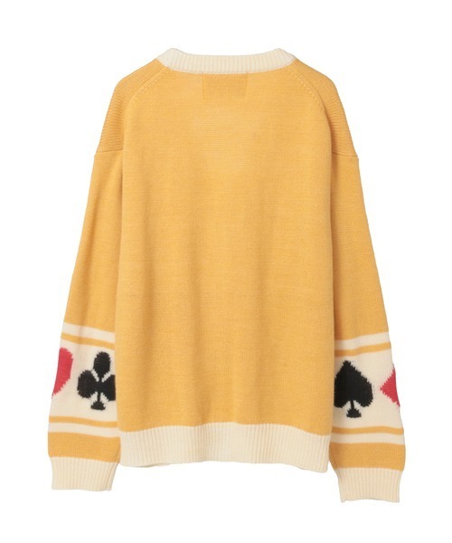 PINK HOUSE（ピンクハウス） カーディガン うさぎ顔ぐるみモチーフ付き