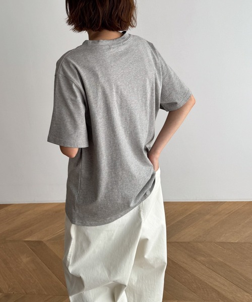 「CANAL JEAN」 半袖Tシャツ ONE SIZE ホワイト レディース_画像3