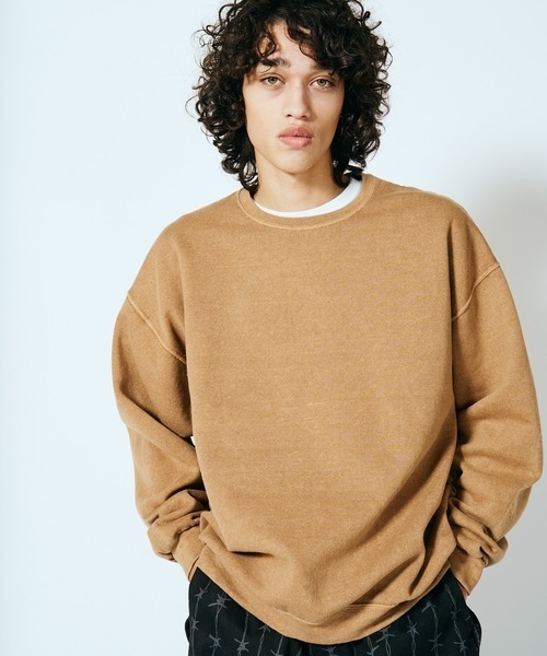 トレーナー/スウェット Loose Neck Pigment Dyed Sweat JERZEES（ジャージーズ） トレーナー スウェット メンズ レディース