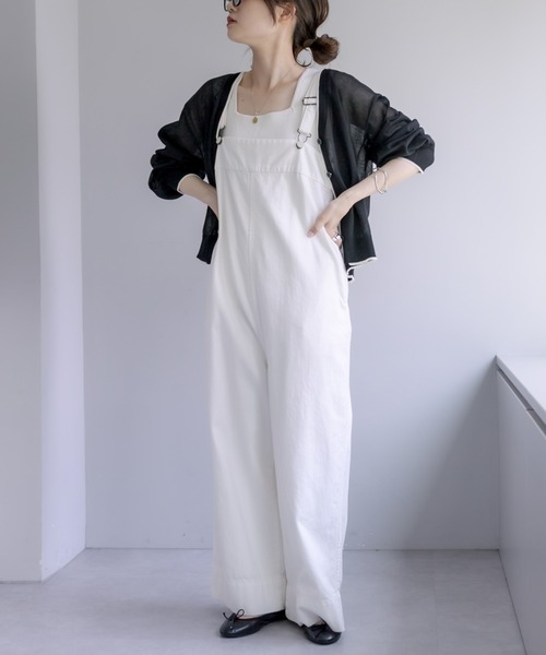 pual ce cin 「PUAL CE CIN」 オーバーオール FREE オフホワイト