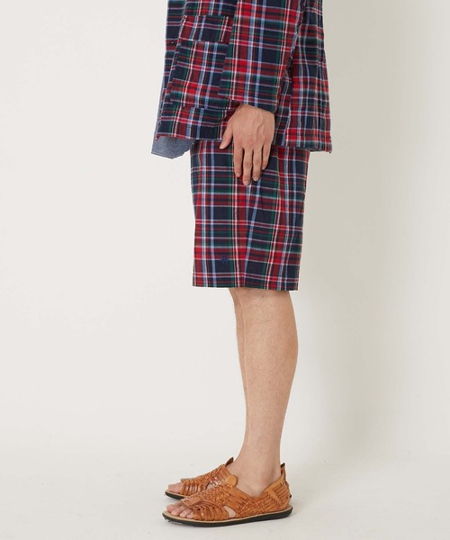 「HOLLYWOOD RANCH MARKET」 ショートパンツ L レッド メンズの画像