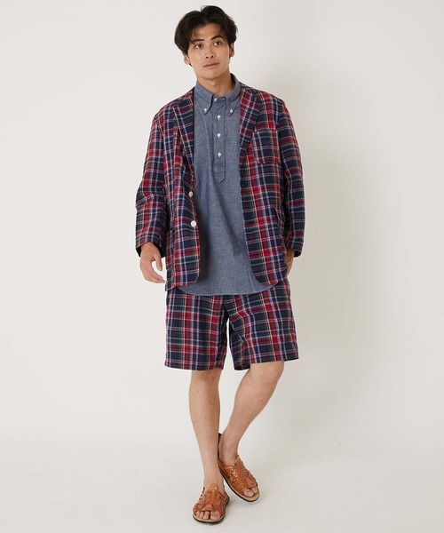 「HOLLYWOOD RANCH MARKET」 ショートパンツ L レッド メンズの画像