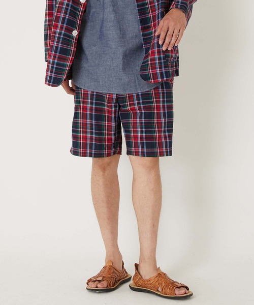 「HOLLYWOOD RANCH MARKET」 ショートパンツ L レッド メンズの画像