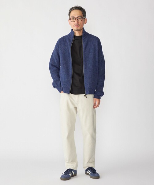 SHIPS（シップス） カーディガン SHIPS: ウール ドライバーズ ジップ