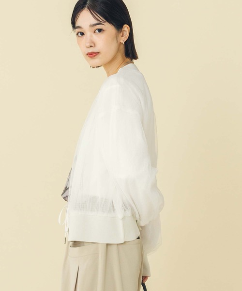 「Gready Brilliant」 「FAVORI」カーディガン 38 オフホワイト レディース_画像7