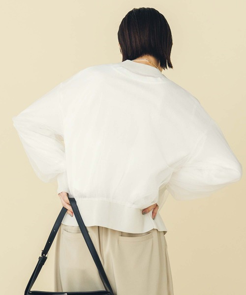 「Gready Brilliant」 「FAVORI」カーディガン 38 オフホワイト レディース_画像8