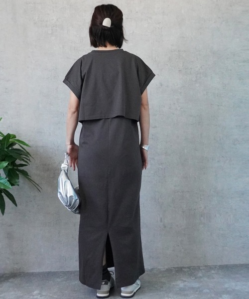 「Emma(SELECT LEVERY)」 コンビワンピース FREE ブラック レディース_画像7