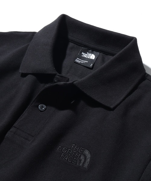 「THE NORTH FACE」 半袖ポロシャツ L ブラック メンズの画像