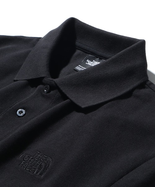 「THE NORTH FACE」 半袖ポロシャツ L ブラック メンズの画像