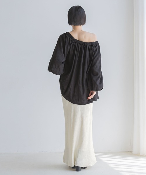 「A part by」 ロングスカート MEDIUM ブラック レディース_画像4