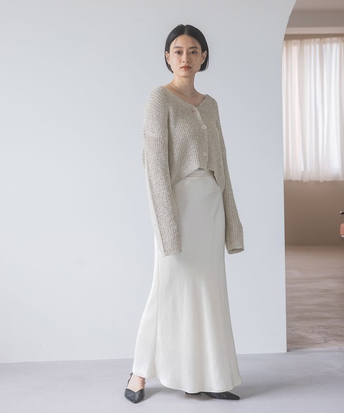 「A part by」 ロングスカート MEDIUM ブラック レディース_画像7