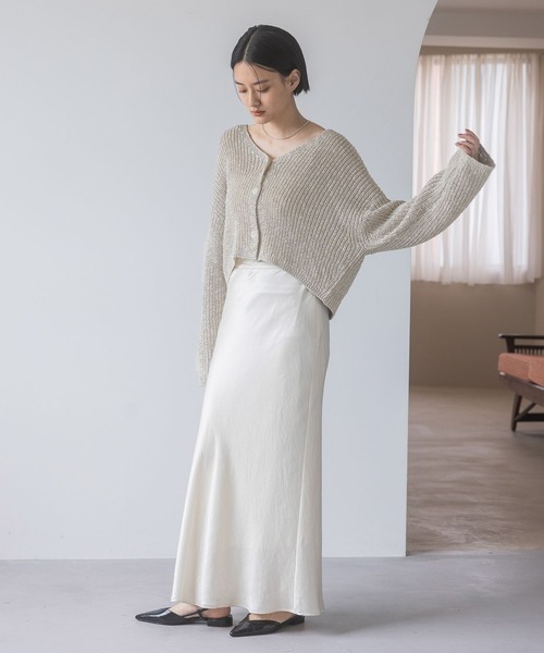 「A part by」 ロングスカート MEDIUM ブラック レディース_画像8