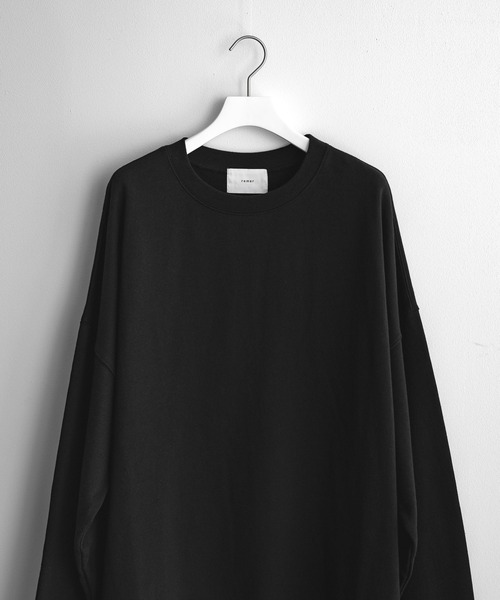 「remer」 スウェットカットソー MEDIUM ブラック メンズ_画像5