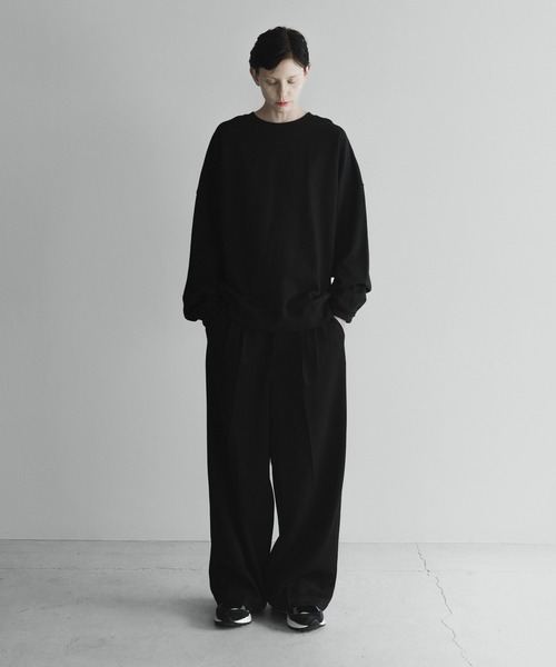 「remer」 スウェットカットソー MEDIUM ブラック メンズ_画像8