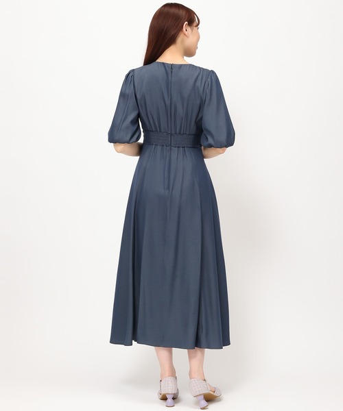 「MISCH MASCH」 半袖ワンピース S ブルー レディース_画像6