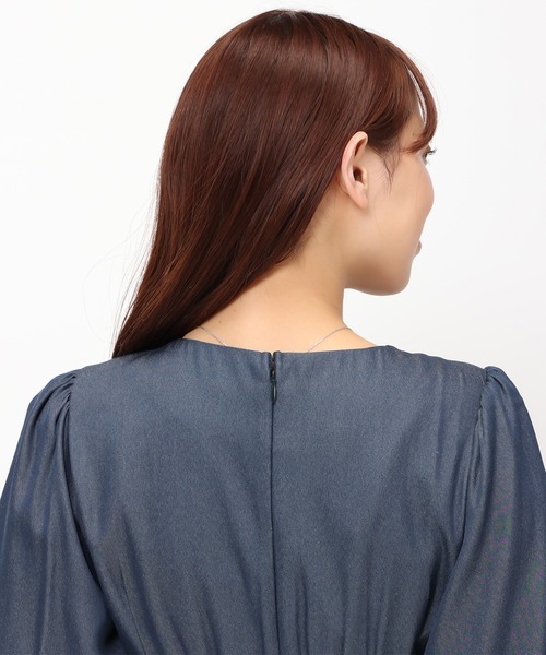 「MISCH MASCH」 半袖ワンピース S ブルー レディース_画像7