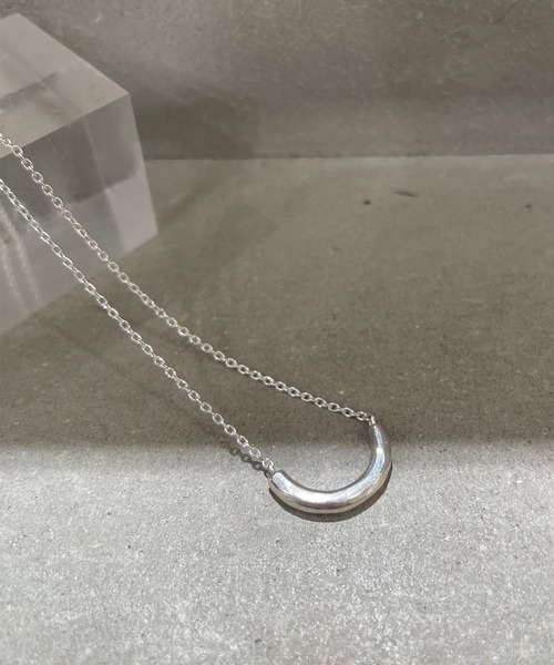 レディースネックレス @R Scrap Book（スクラップブック） ネックレス 「R」カーブネックレス