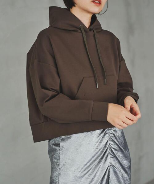 F by ROSSO（エフバイロッソ） プルオーバーパーカー FREE モカ