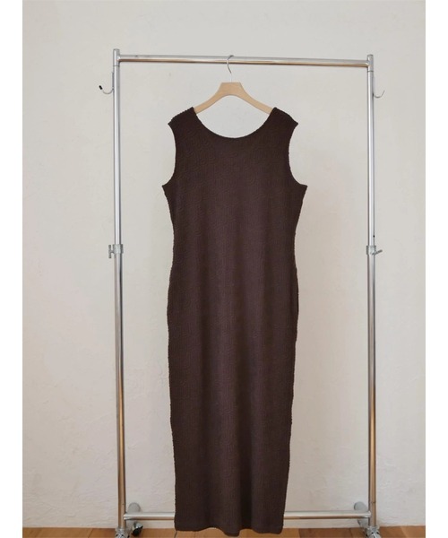 「TRUNC」 ノースリーブワンピース FREE ブラック レディース_画像9