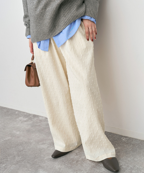 Spick＆Span（スピック アンド スパン） パンツ 「WEB限定」ドット