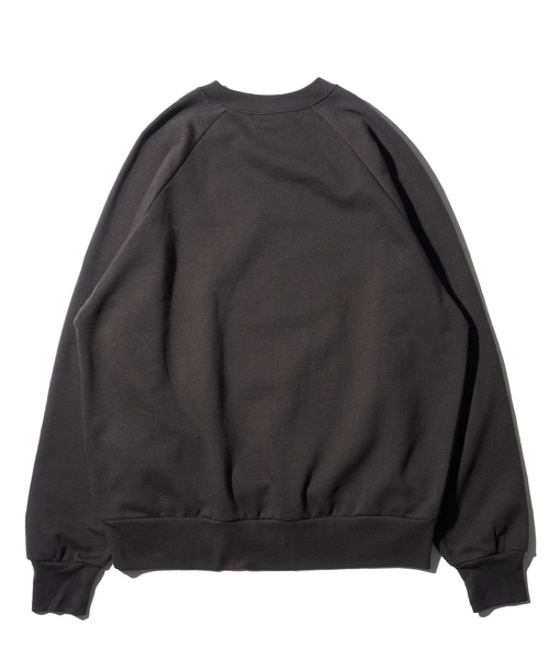 「Healthknit」 スウェットカットソー MEDIUM チャコールグレー メンズ_画像3