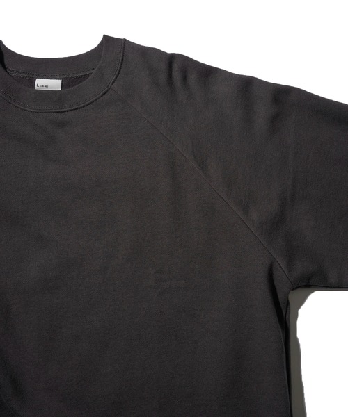 「Healthknit」 スウェットカットソー MEDIUM チャコールグレー メンズ_画像4