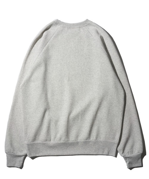 「Healthknit」 スウェットカットソー MEDIUM チャコールグレー メンズ_画像8