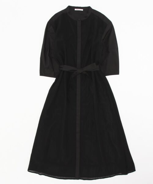 「PREFERIR」 半袖ワンピース MEDIUM ネイビー レディース_画像3