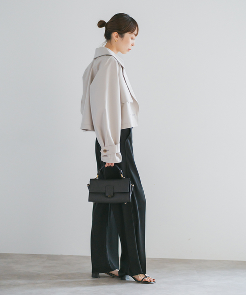 NOBLE（ノーブル） トレンチコート FREE グレー レディース : ZOZOTOWN