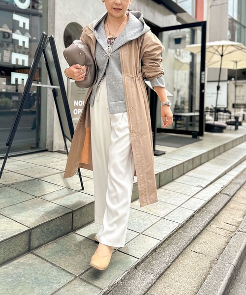 「NOLLEY'S Sophi」 イージーパンツ 34 ベージュ レディース_画像5